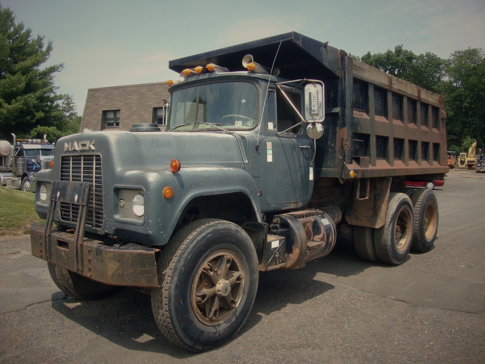 Mack dump truck — Avivaa rental fleet